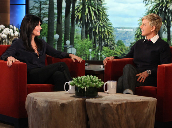 Courteney Cox, Ellen Degeneres Show Courteney Cox, Ellen Degeneres Show